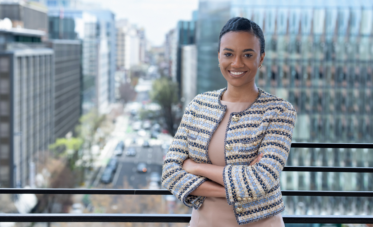 Aliyha Amani, Caplin & Drysdale Photo
