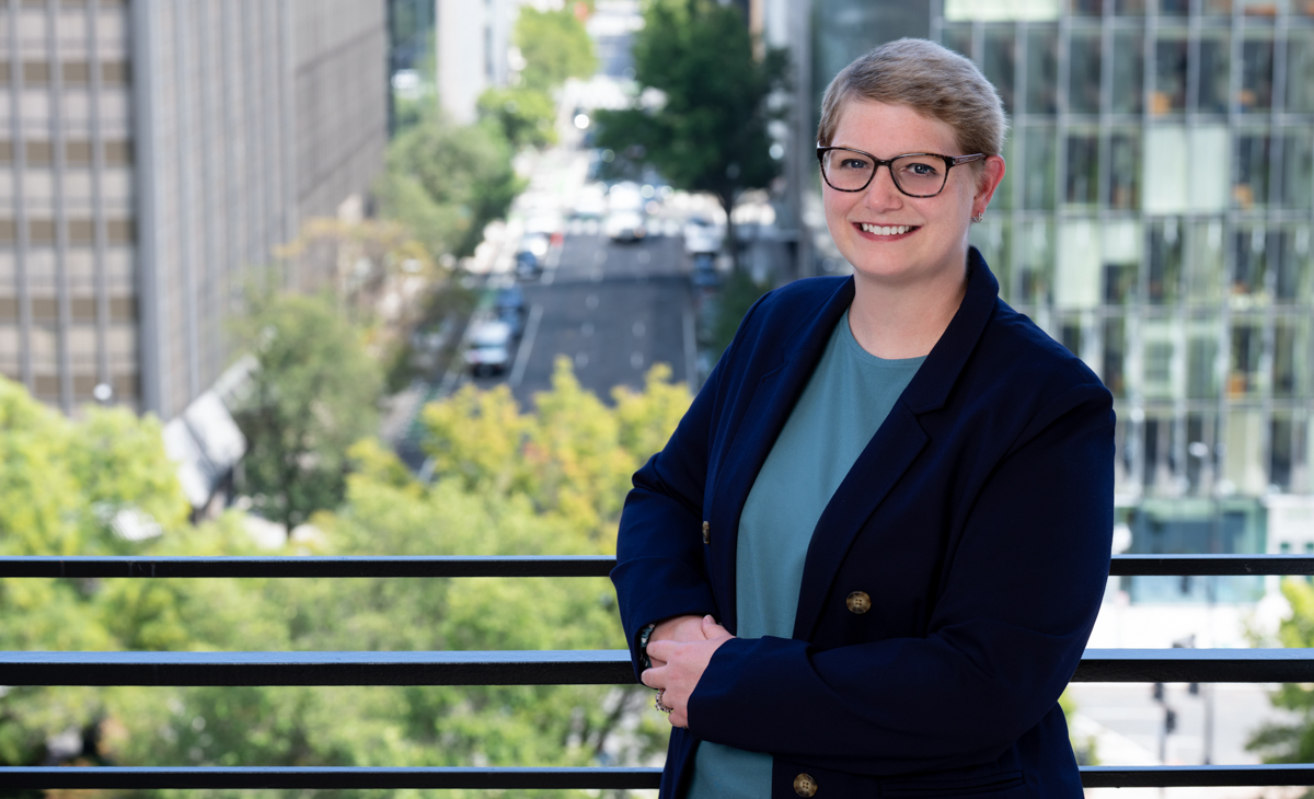 Brittney Rudolph, Caplin & Drysdale Photo